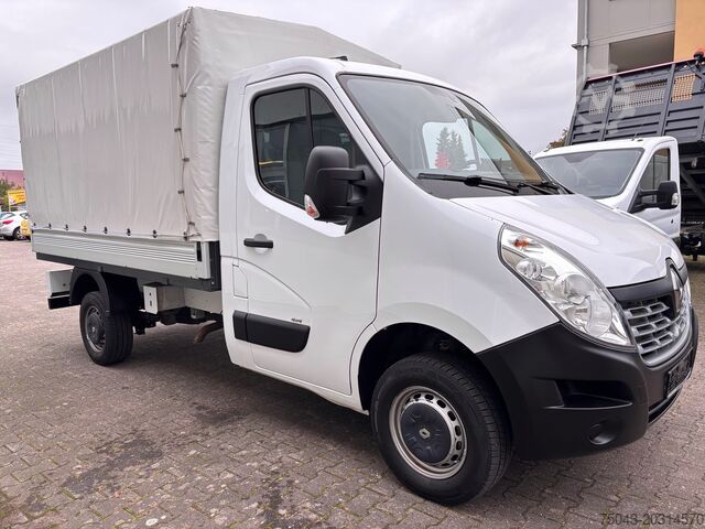 Transporter cu platformă și prelată Renault Master 3,5T Plane*Allrad*Klima*1.Hand*