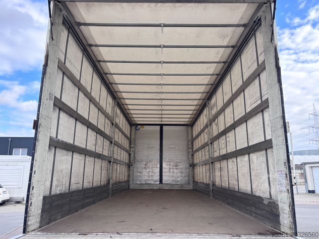 Камион платформа с брезент DAF LF 320 Sleper Cab Pritsche & Plane mit LBW E6