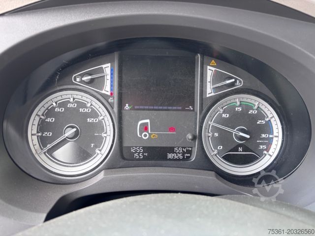 Камион платформа с брезент DAF LF 320 Sleper Cab Pritsche & Plane mit LBW E6