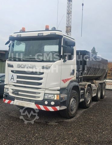 Tippbil SCANIA G450 / ISO Thermo Mulde / 8X4 / Opti Cruise