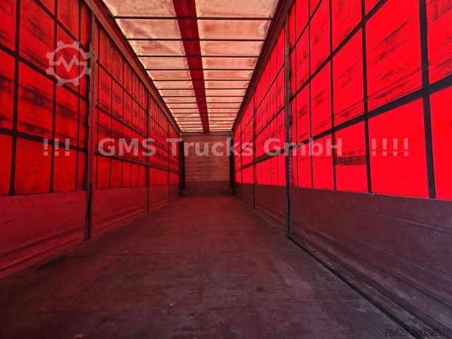 Öppen semitrailer med kapell SCHMITZ CARGOBULL SCB S3T / Varios / German / neutrale Plane