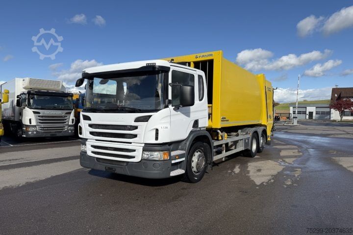 Truk sampah Scania P360 LB 6x2 Faun  / Swiss-Vehicle