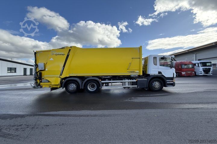 Vuilniswagen Scania P360 LB 6x2 Faun  / Swiss-Vehicle