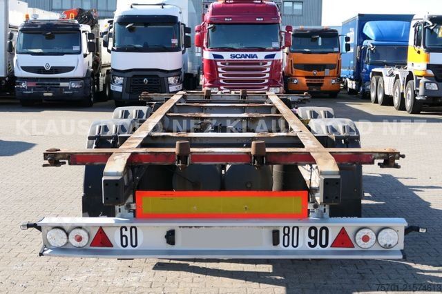 Reboque de chassis intercambiável SCHMITZ CARGOBULL SGF C2 BDF Wechselfahrgestell SAF-Achsen