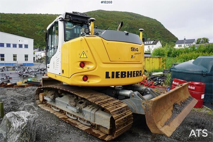 Гусеничный экскаватор Liebherr R914 K STD excavator with GPS. 4 buckets, tilt and