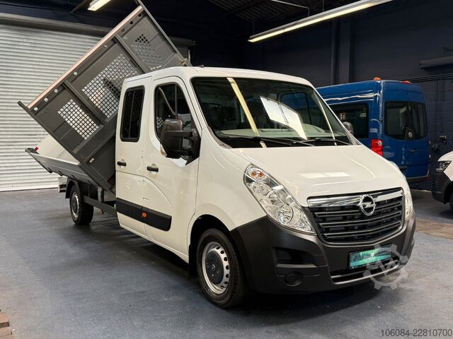 Kravas mikroautobuss ar pašizgāzēju OPEL Movano DoKa MAXI 3 Seiten Kipper Klima AHK