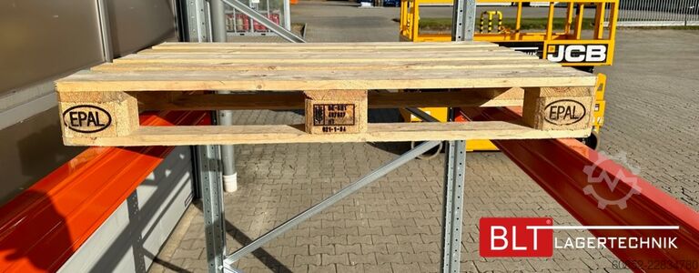 Scaffale industriale ca. 14 lfm Palettenregale H: 450cm Fachlast: 3000 kg , 45 Palettenplätze