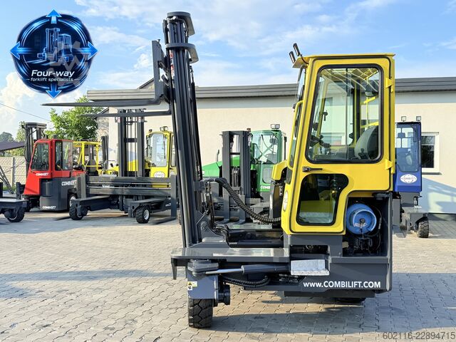 Dört yollu forklift Combilift C3000XL GAS DUPLEX 4550 FORK POSITIONER