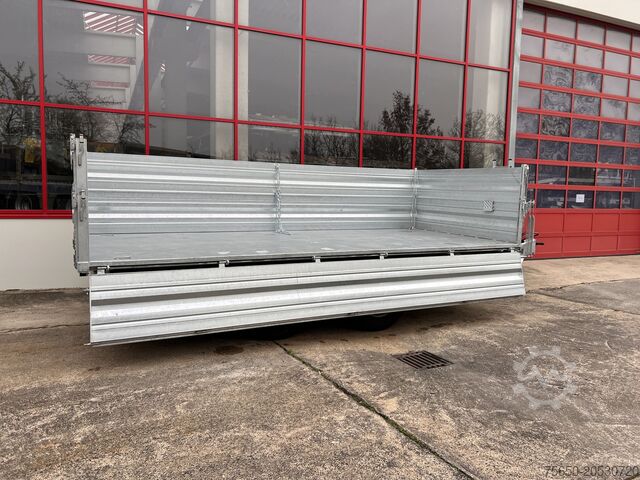 Tipper trailer Möslein TTD 19 AB 19 t Tandem 3 Seiten Kipper TiefladerAufsatzbordwänden-- Neufahrzeug --