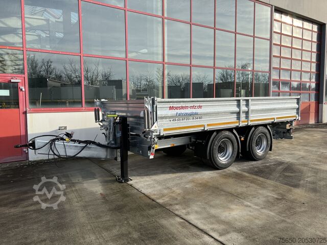 Tipper trailer Möslein TTD 19 B neuer 19 t Tandemkipper- Tieflader