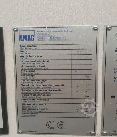 مخرطة عمودية EMAG VL 2