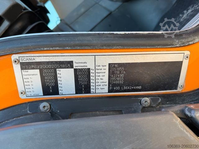 Xe bồn hút chân không SCANIA P400 6x2*4 Hvidtved Larsen Flexline 310