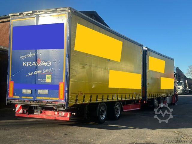 Φορτηγό τύπου τζάμπο SCANIA R450 Jumbozug 3+2 Durchlader Euro6D Retarder