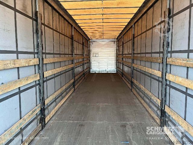 Semi-reboque aberto com lona Schmitz Cargobull Curtainsider Mega Getränke