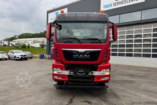 Roll-off tipper truck MAN TGS 35.480 10x4 Hiab 26T