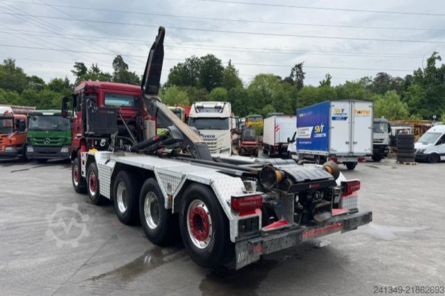 Roll-off tipper truck MAN TGS 35.480 10x4 Hiab 26T