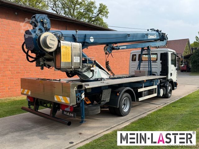 Truck-mounted crane van MAN 8.180  Cormach 23000 36-3  32 Meter Montagekran