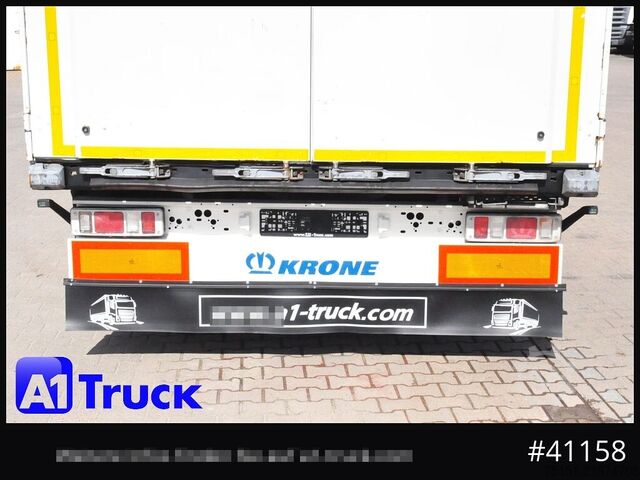 Open semitrailer with tarp KRONE SD, Tautliner Mega, Liftachse, 4 x vorhanden
