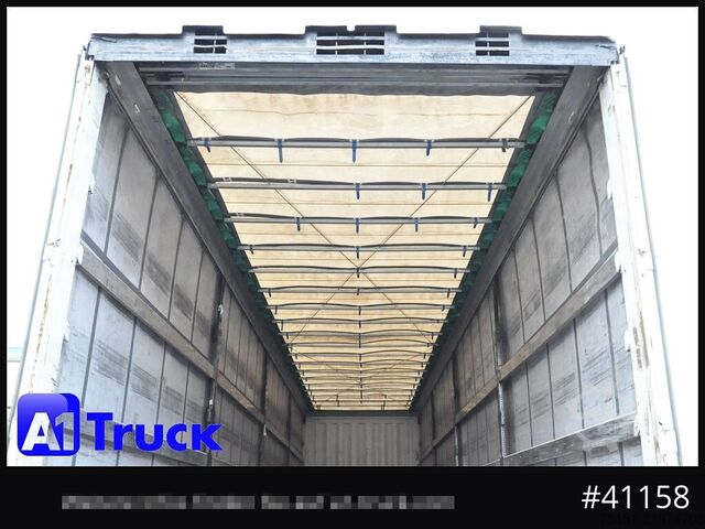 Open semitrailer with tarp KRONE SD, Tautliner Mega, Liftachse, 4 x vorhanden
