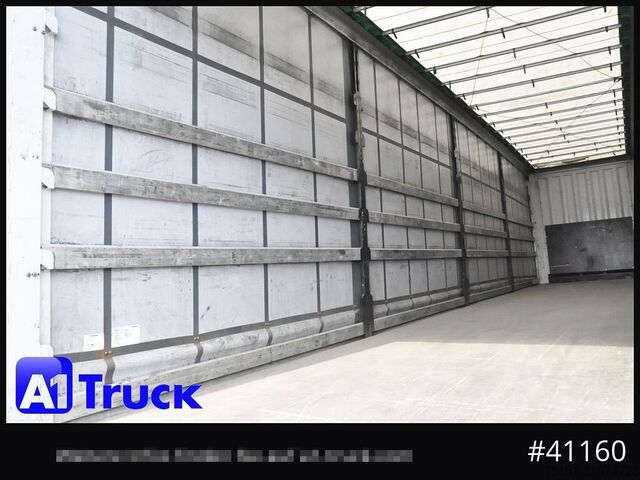 Open semitrailer with tarp KRONE SD, Tautliner Mega, Liftachse, 4 x vorhanden