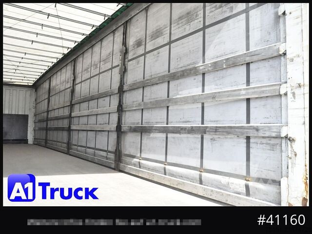 Open semitrailer with tarp KRONE SD, Tautliner Mega, Liftachse, 4 x vorhanden