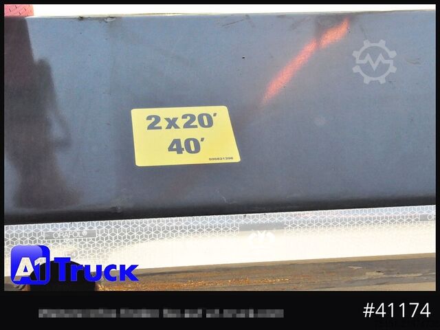 Swap body semitrailer KRONE SDC 27  eLTU5 20-45 Liftachse