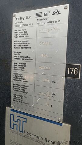 Abkant presă DARLEY EHP 110 25/20