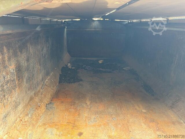 Kontena skip Vossebelt container  + BOVEN KLEPPEN + 20 m3