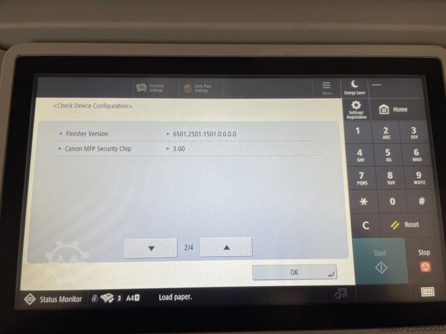 ডিজিটাল প্রিন্টিং মেশিন Canon imageRunner Advance DX 6980i incl. booklet finisher