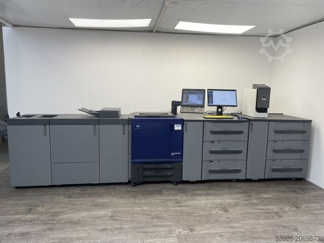 Digitaldruckmaschine Konica Minolta AccurioPress C4070 incl. Fiery, IQ-501, Finisher paper deck