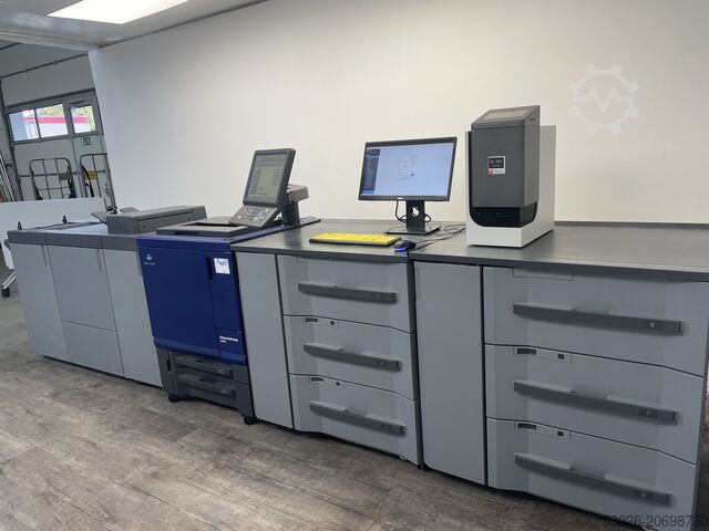 Digitaldruckmaschine Konica Minolta AccurioPress C4070 incl. Fiery, IQ-501, Finisher paper deck