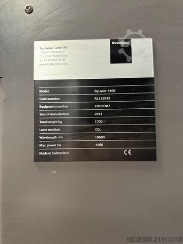 Лазерный источник / ByLaser 4400 Bystronic ByLaser 4400
