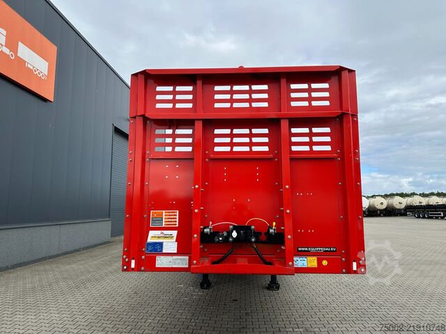 Platformos priekaba Kässbohrer new and unused Heavy-Duty flatbed / 690cm exten...