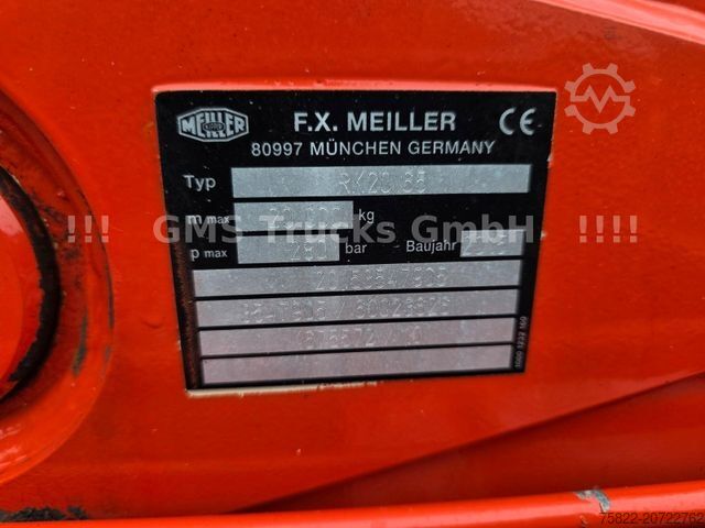 Roll-off tipper truck MAN TGS 26.400 / Meiller / Retarder