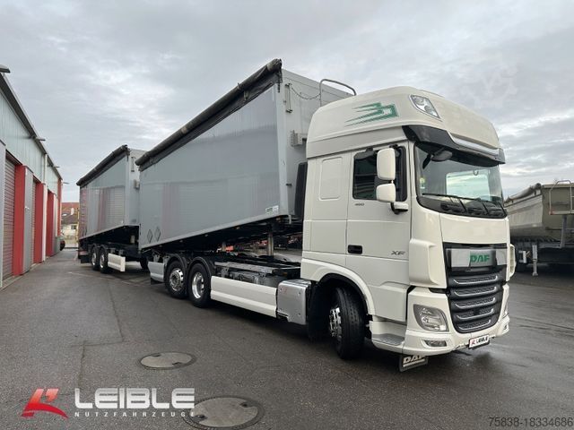 Tipper truck DAF XF 480 SSC*Volumen Kipper*Komplettzug*90m³*