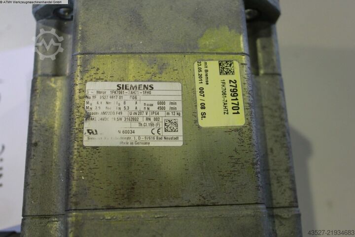 Moteur SIEMENS 1FK7061-7AH71-1FH0