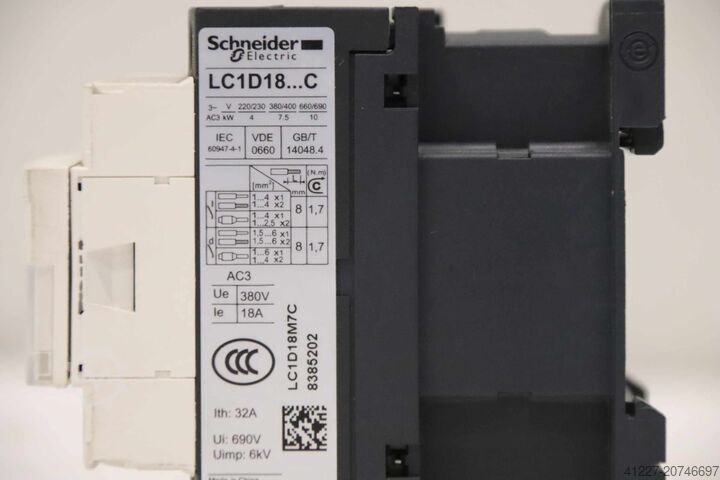 Kontaktor Schneider Electric LC1D18M7C