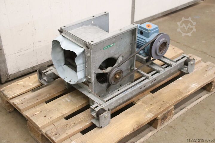 Extraction fan 0.4/0.1 kW 1390/690 rpm unbekannt Lüfterrad 2x Ø 200 x 80 mm