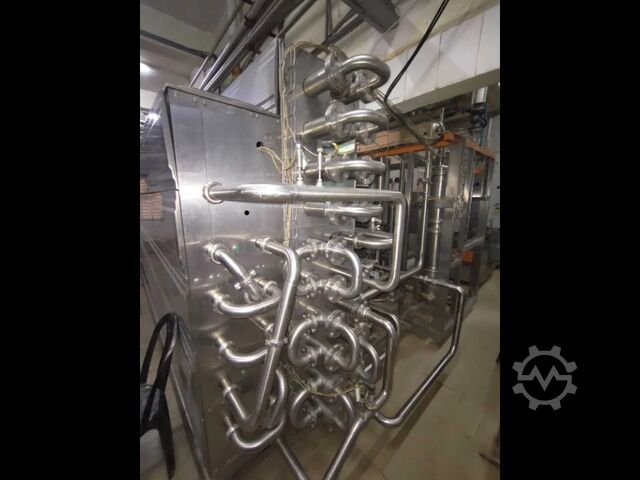 Pasteurizador HRS usado para llenado en frío 8000 LPH - Año 2020  1X8 - MI120 - 8916 - 8000 - 316/316