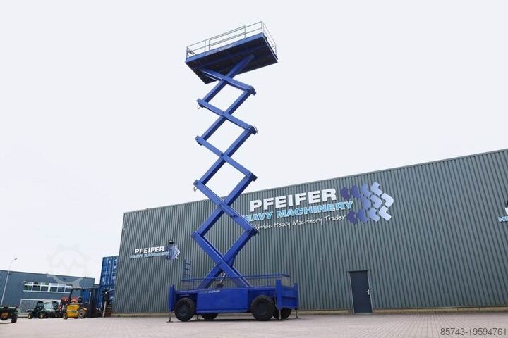 Saxlift Liftlux SL205-25D4WDS/P Diesel, 4x4 Drive, Hydraulic Deck
