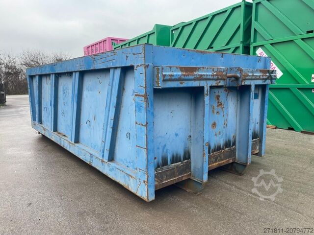 Roll-off container  CONTAINER SCARRABILE USATO A CIELO APERTO
