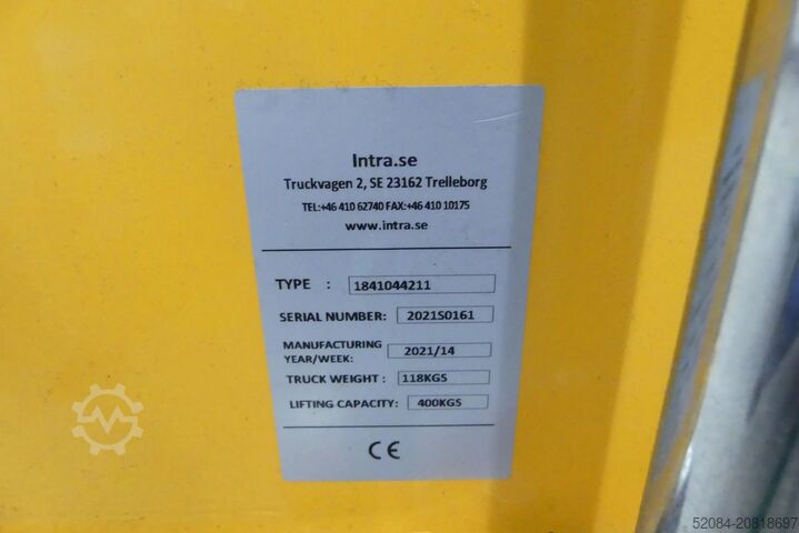 Intra.se stacker elétrico de elevação alta intra.se 1841044211