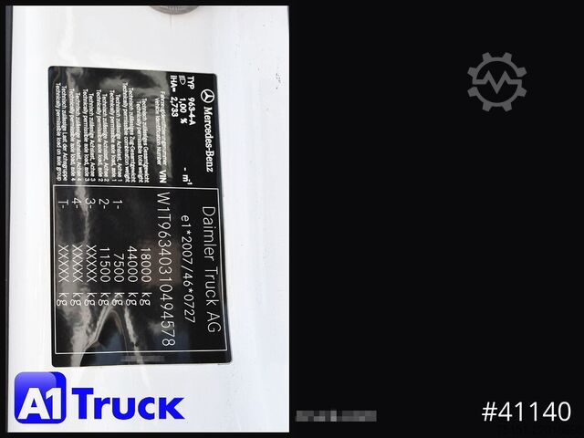 Tracteur routier standard MERCEDES-BENZ 1843, SZM, 2 Kreis-Hydraulik, Alufelgen, Mirrorcam,