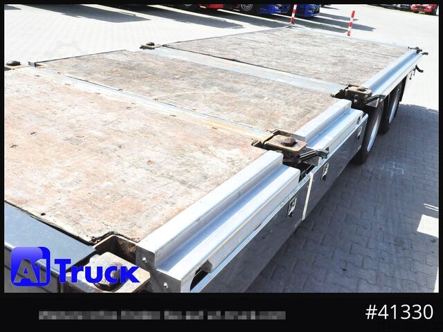 Remolque abierto STEHMANN ZZW 16, Container, verbreiterbar, ausziehbar, oben gekuppelt