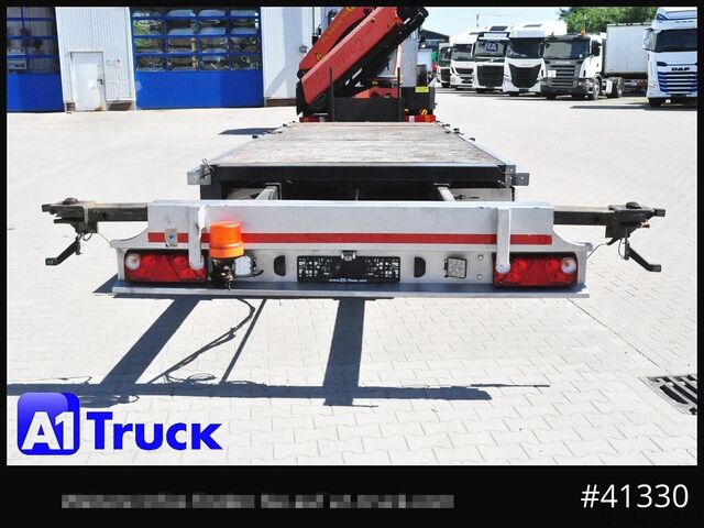 Remolque abierto STEHMANN ZZW 16, Container, verbreiterbar, ausziehbar, oben gekuppelt
