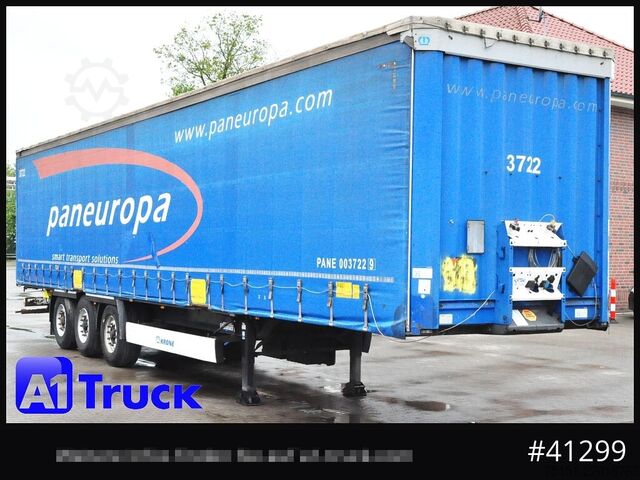 Open semitrailer with tarp KRONE SD Tautliner, Code XL, 1 Vorbesitzer