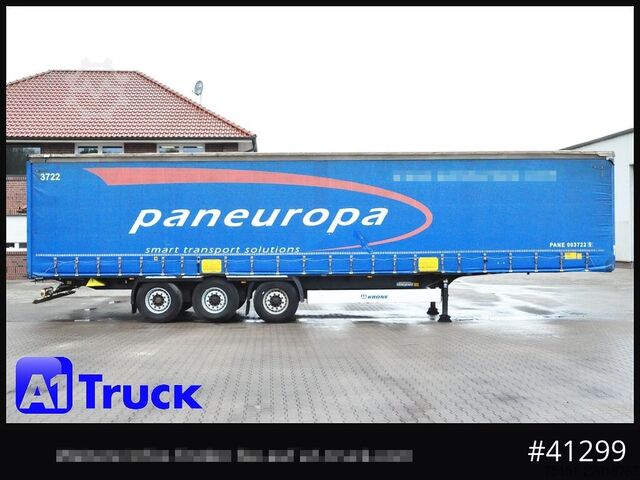 Open semitrailer with tarp KRONE SD Tautliner, Code XL, 1 Vorbesitzer