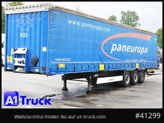 Open semitrailer with tarp KRONE SD Tautliner, Code XL, 1 Vorbesitzer