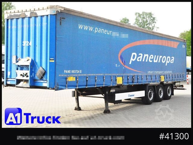 Open semitrailer with tarp KRONE SD Tautliner, Code XL, 1 Vorbesitzer