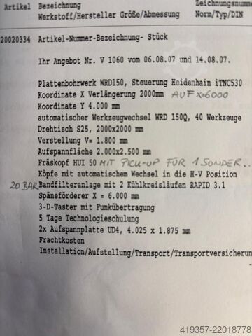Mesin pengeluar lantai jenis lantai TOS WRD 150Q